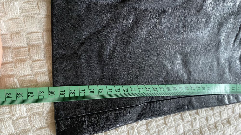 Spodnie skórzane damskie M