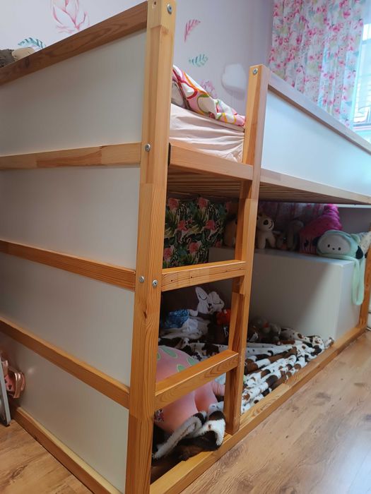 Łóżko piętrowe Ikea Kura