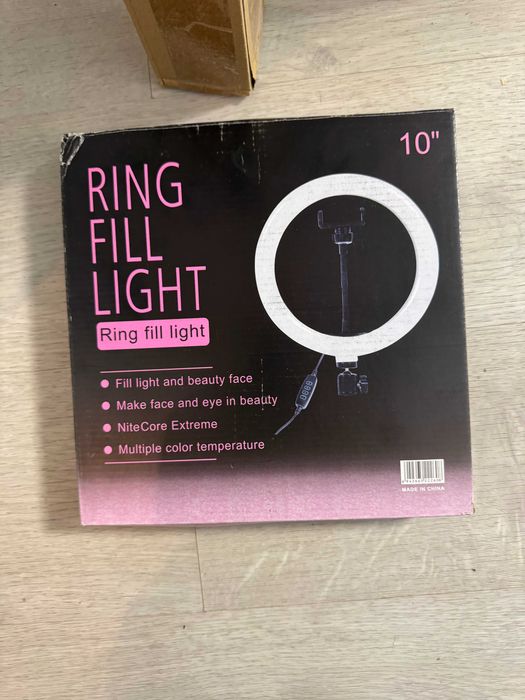 Світлодіодна кільцева лампа Ring Fill Light RL 10/QX260, діаметр 26 см