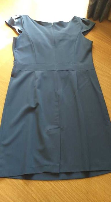 vestido azul muito confortável