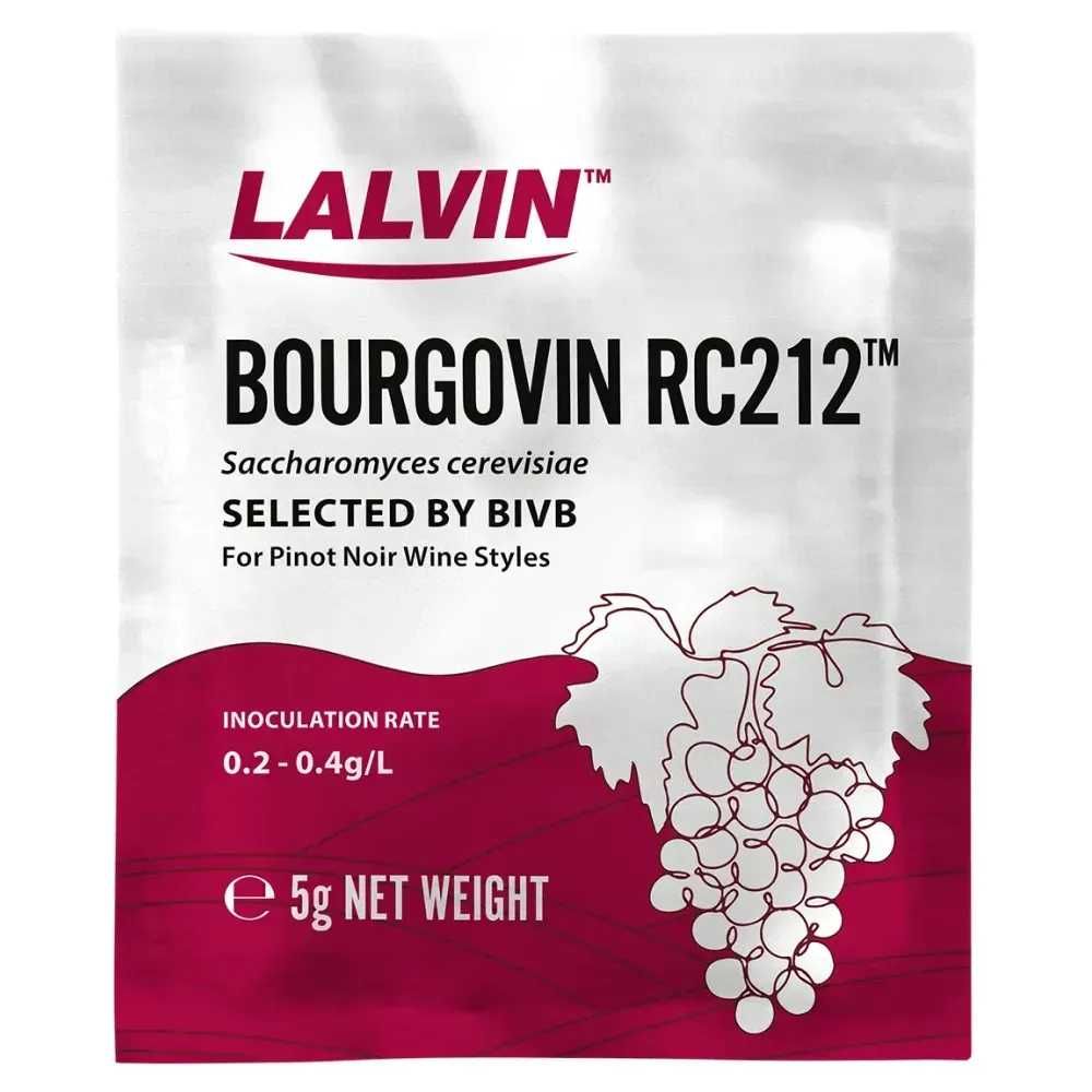 Дрожжи винные Lalvin Burgundy RC212, 5 г