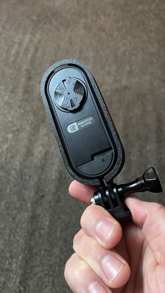 Etui uchwyt garmin varia z mocowaniem gopro