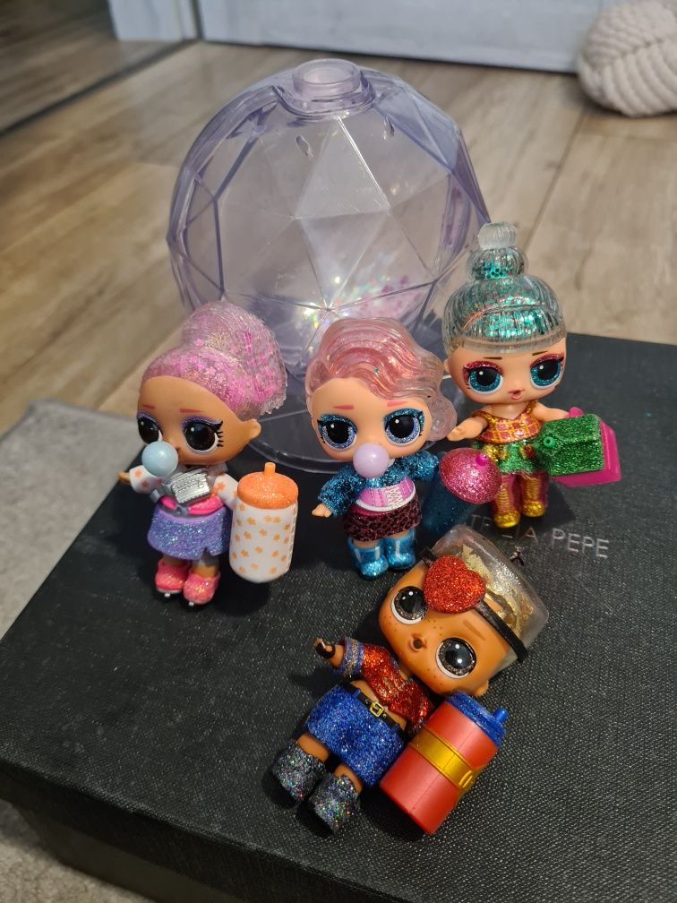 L.O.L. suprise glitter globe winter disco zestaw