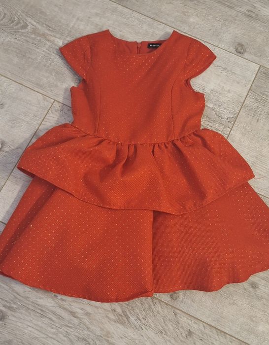 Sukienka czerwona, Reserved, rozmiar 110