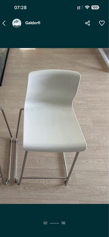 Ikea Glen 1 szt uzywane, biale