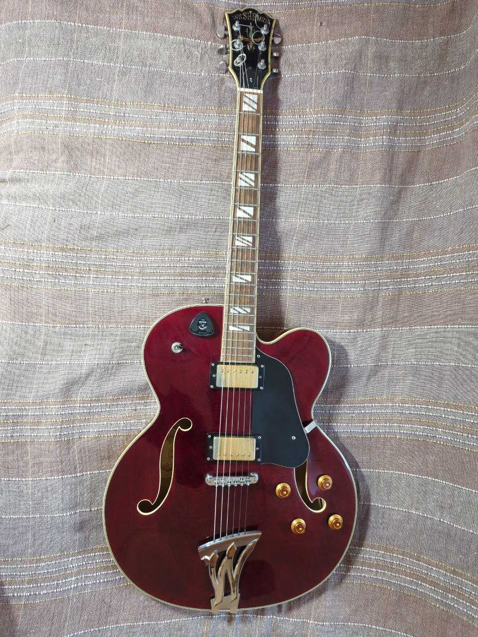 Гітара Washburn J-9 cherry-red hollow body (середина 90х Корея)