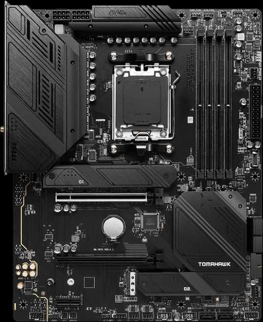 MSI MAG B650 материнка Tomahawk WiFi (sAM5, AMD PCI-Ex16)