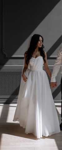 Белое свадебное платье xxs s m