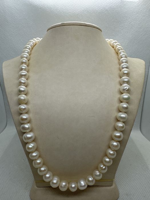 Бусы натуральный жемчуг намисто перли річкові