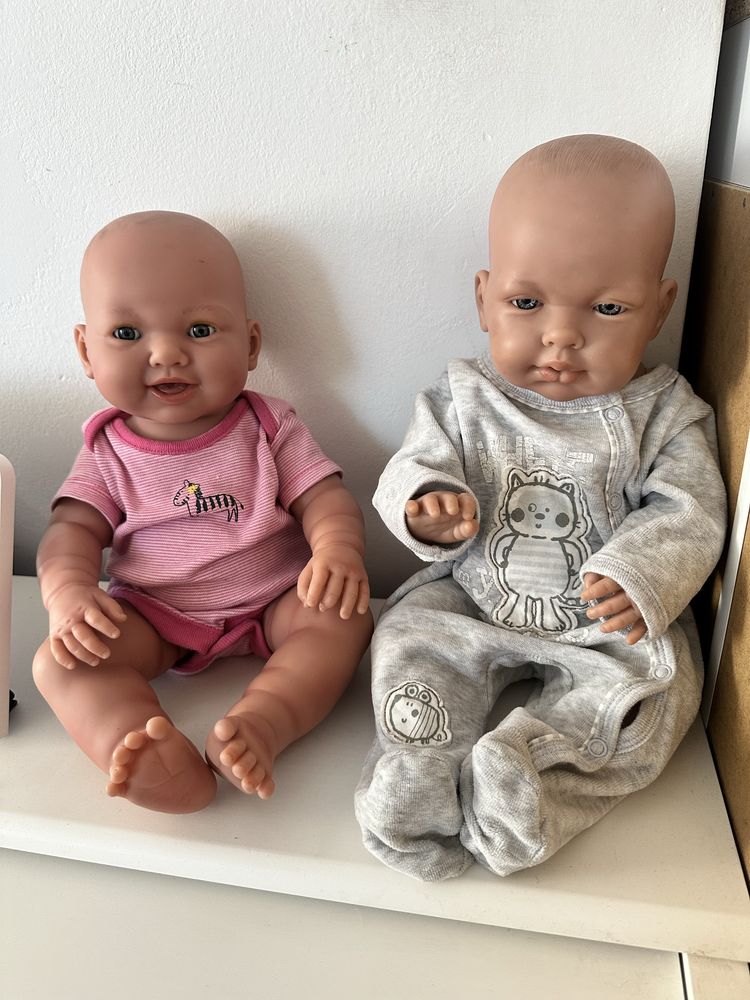 Zestaw lalek reborn silikonowa baby born lalki chlopak dziewczynka