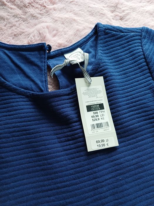 Nową granitowa sukienka Smyk Cool Club rozmiar 152