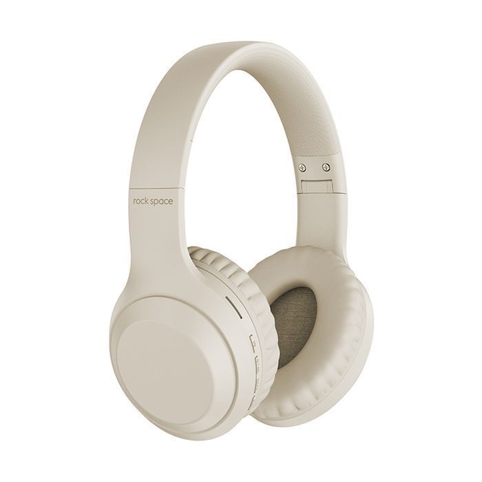 Rock Słuchawki nauszne O2 bluetooth beżowe