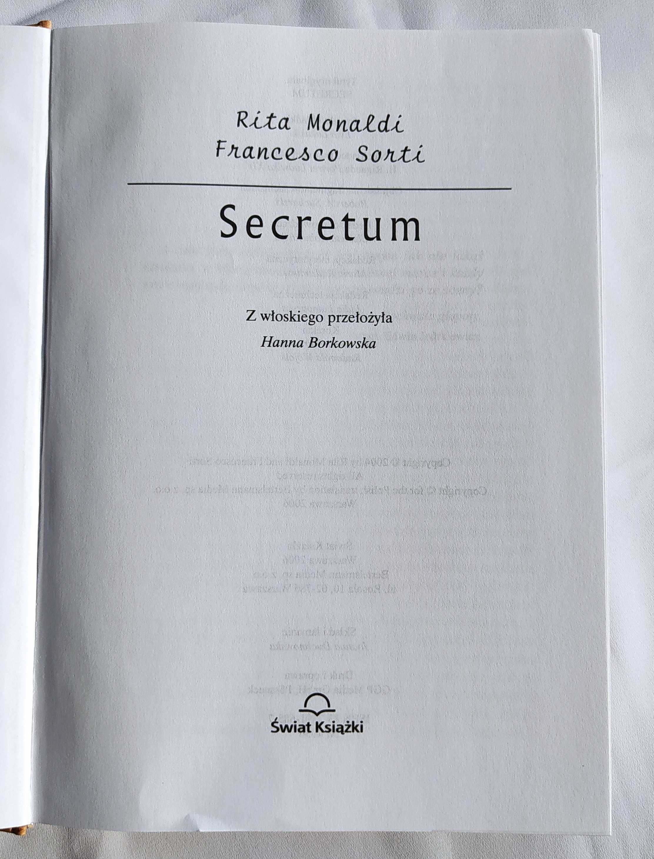 SECRETUM – Rita Monaldi Francesco Sorti