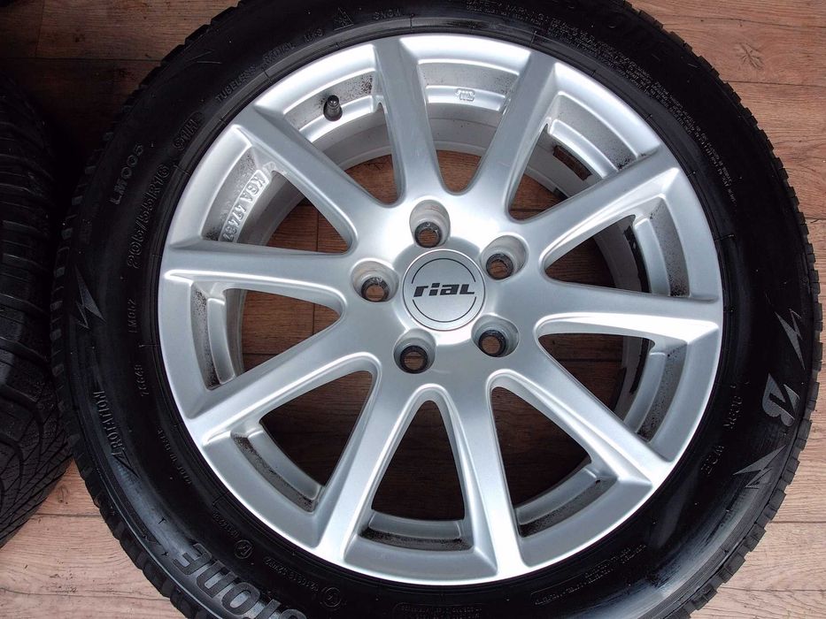 Koła alu VW Skoda Seat 16x6,5 5x112 ET45 +Bridgestone 205/55/16 z2022r