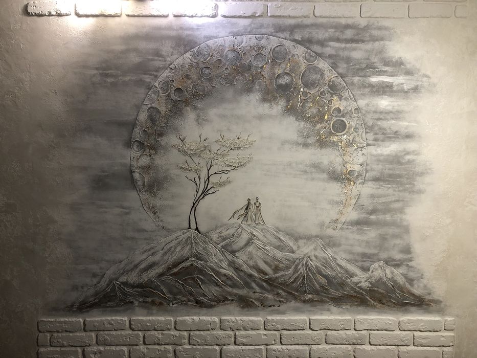 Барельєф, Декоративна штукатурка.