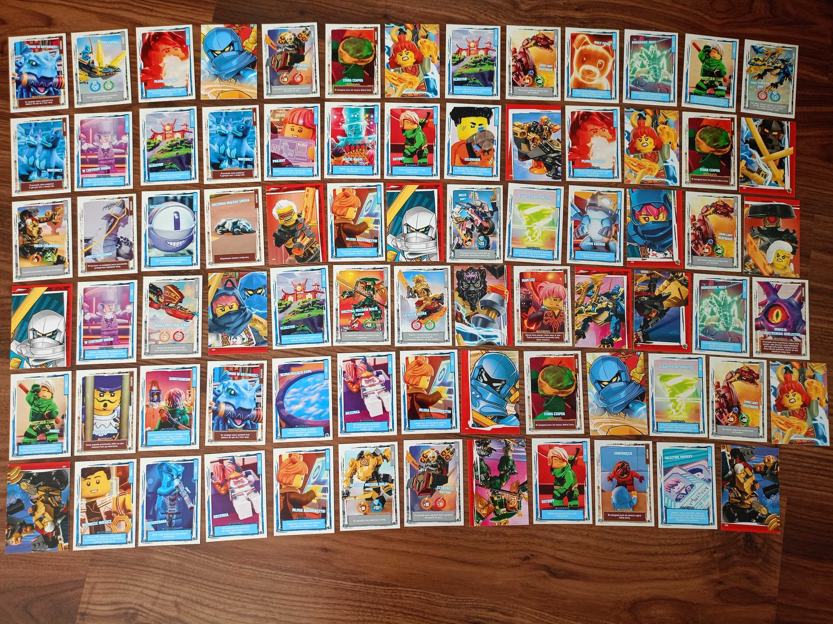 Karty LEGO Ninjago TCG Seria 9 na sztuki (opis)