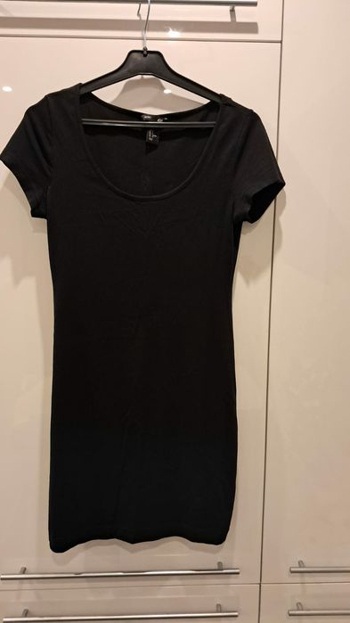 Sukienka czarna rozmiar 36 S H&M