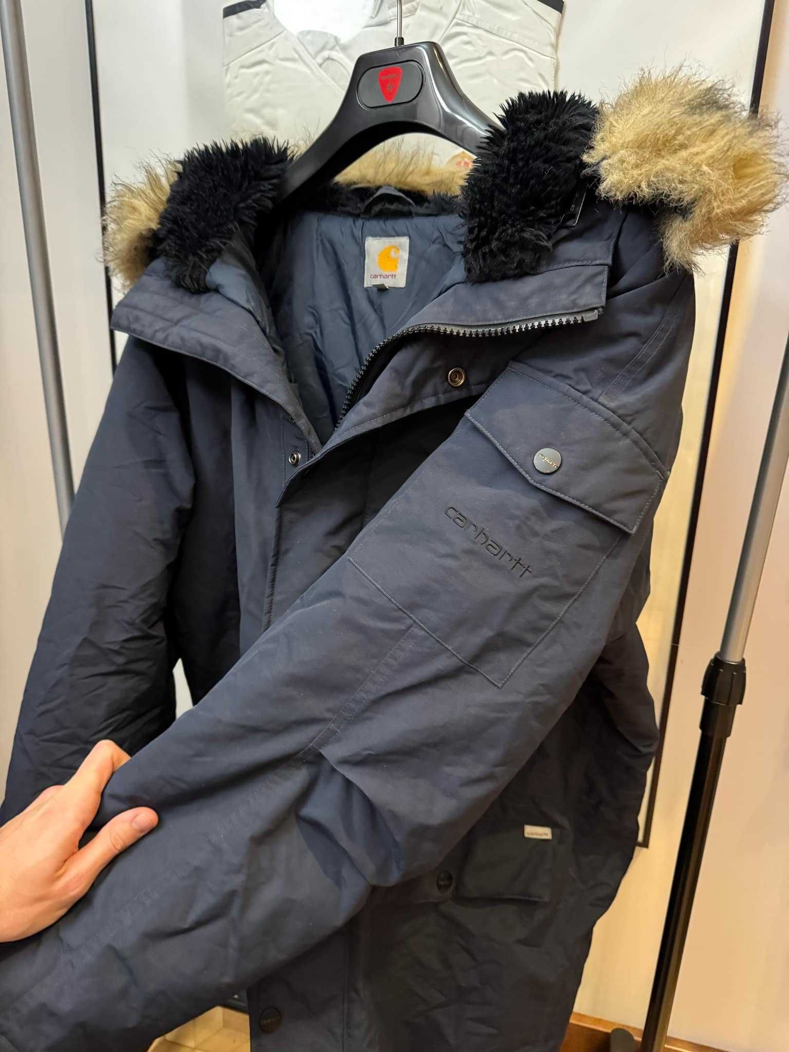 Kurtka zimowa Carhartt WIP Anchorage Parka Jacket Navy L