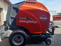 Prasa rolująca zmiennokomorowa KUHN VB 3190, maszyna popokazowa