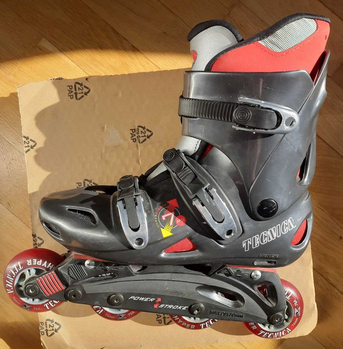 Ковзани роликові Tecnica Power Stroke PS 7 р.28.0 Італія ролики коньки