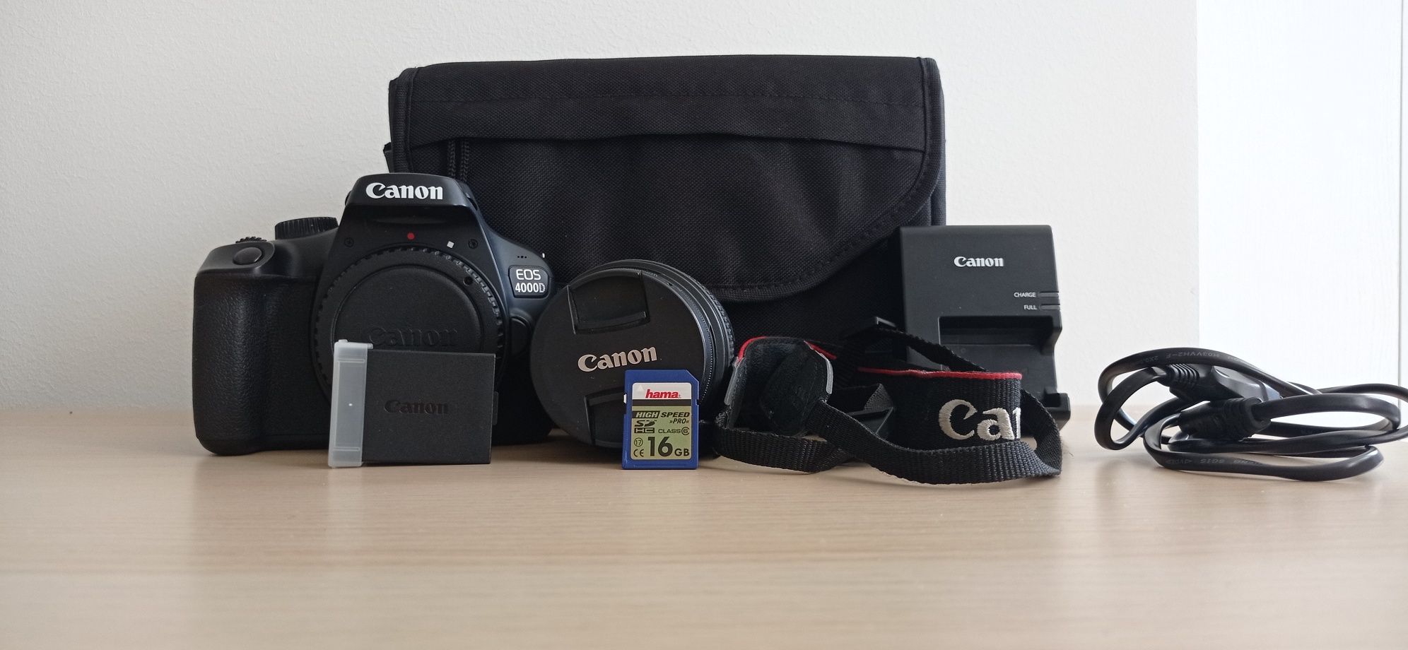 Canon EOS4000D + akcesoria
