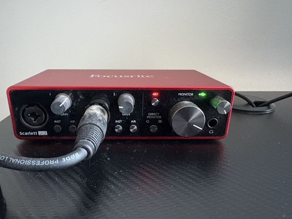 Rode nt1 | focusrite 2.2 | moge sprzedac na czesci