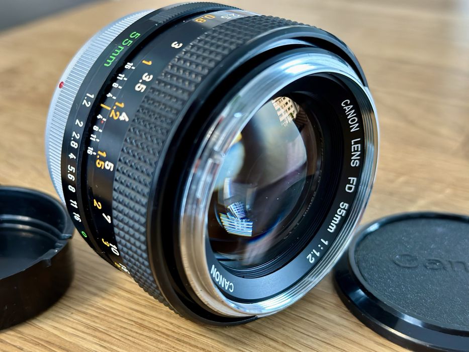 Canon FD 55mm f/1.2 Chrome Nose – doskonały stan