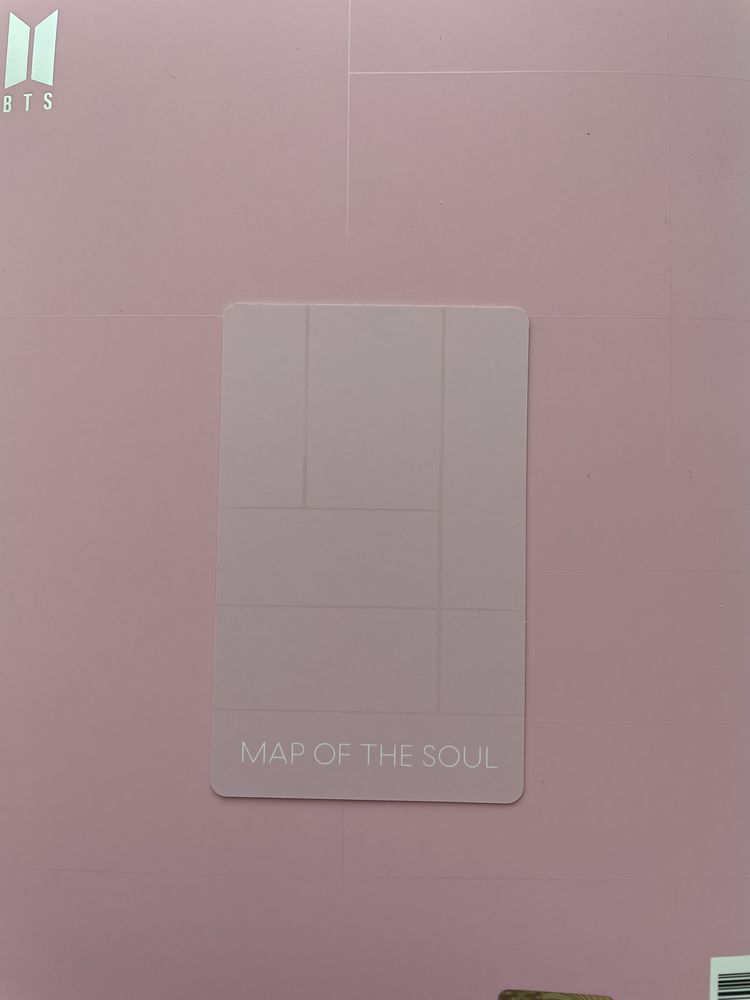 BTS Suga Photocard karta Map of The Soul: Persona