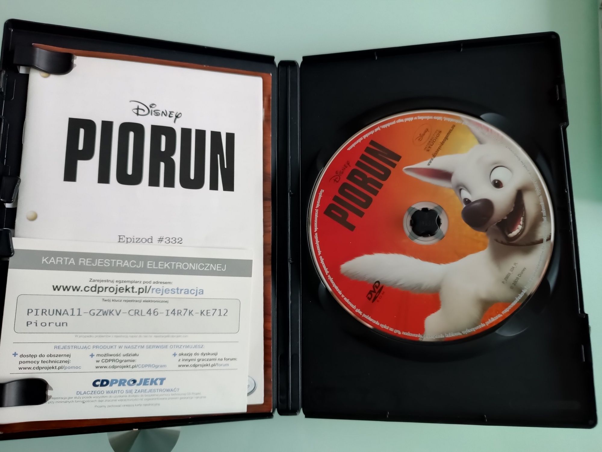 Gry dla dzieci na PC dvd Disney Magiczny dwupak Piorun i Auta