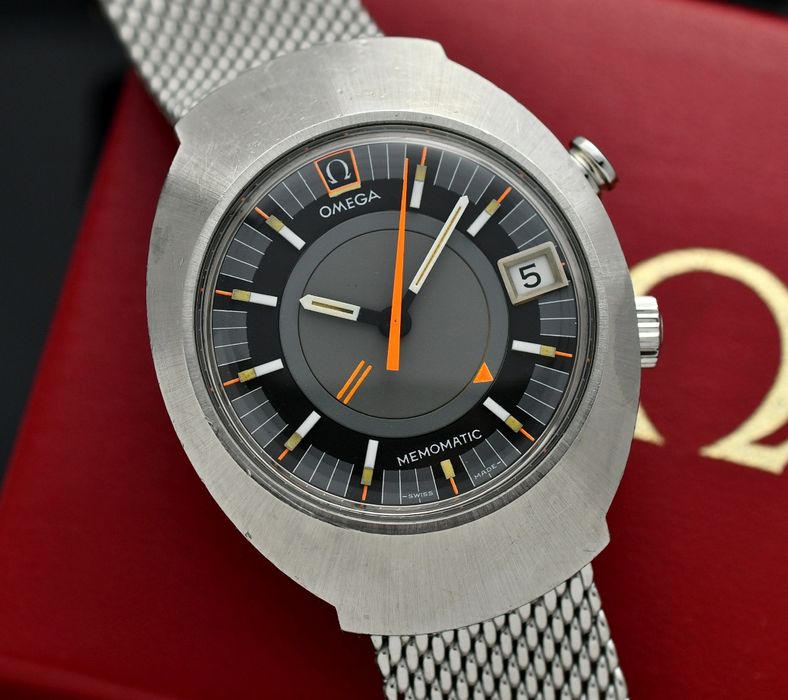 Zegarek OMEGA Memomatic Alarm - Vintage z 1970- 40mm - Automatyczny