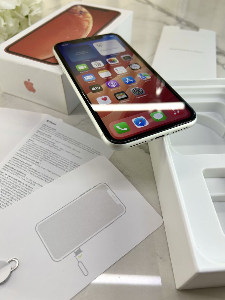 Стан Нового iPhone XR Neverlock (Магазин Гарантія) Silver 87%АКБ