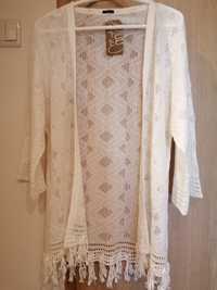 Kimono branco com etiqueta