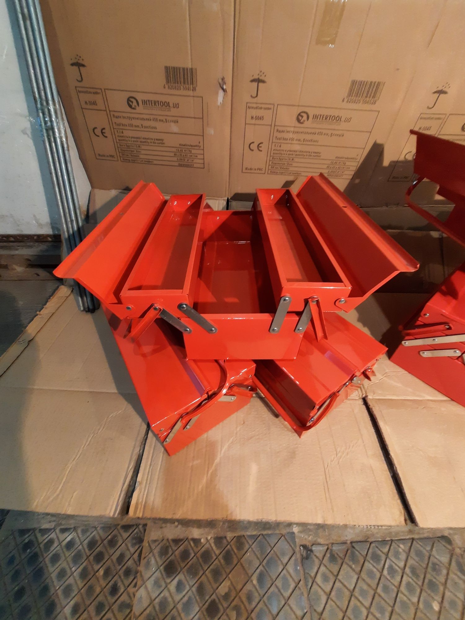 Ящик для інструменту  450/230мм  3,5 секцій INTERTOOL HT-5043/5045