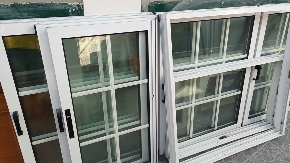 Conjunto Sacadas e janelas Alumínio vidro duplo
