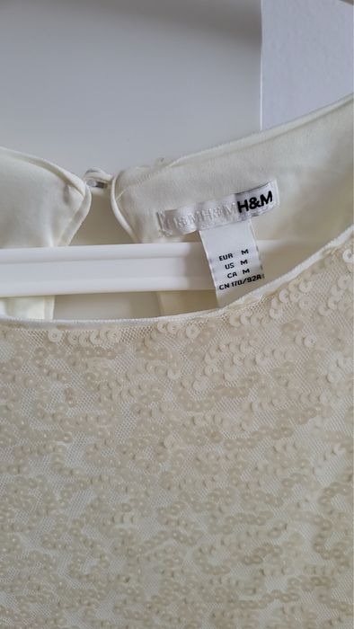 H&M Sukienka mini cekiny na imprezę na karnawał