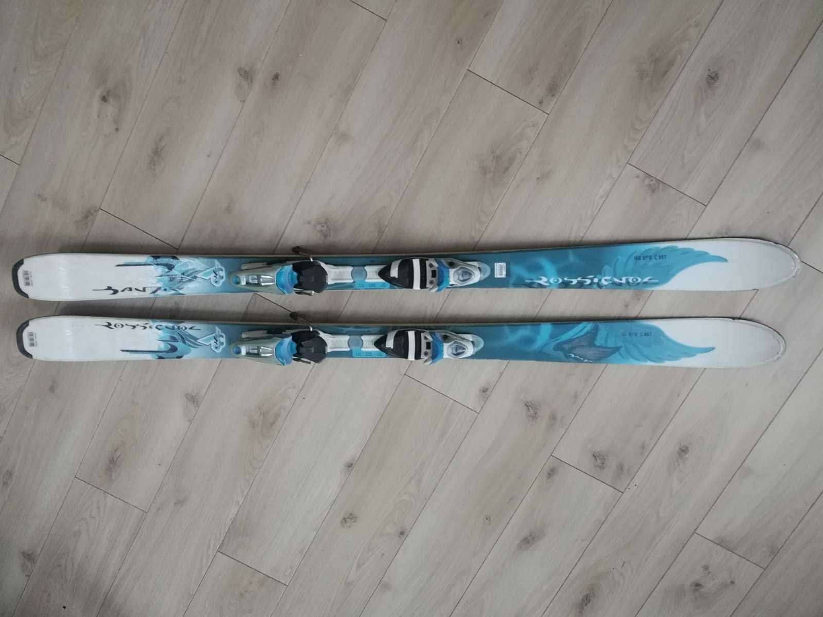 Buty 250mm + narty 166cm damskie Rossignol