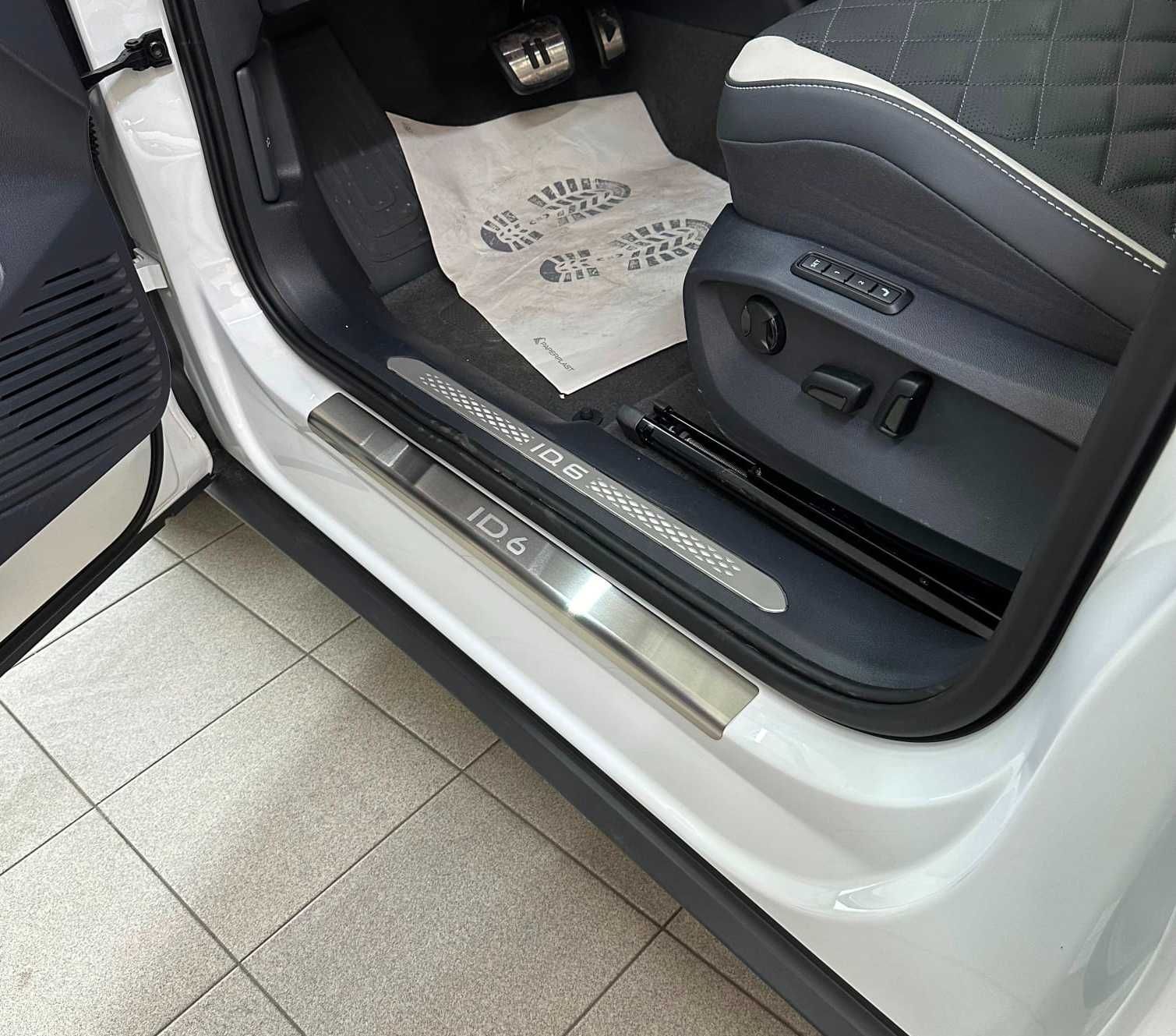 Накладки на пороги для Volkswagen ID.6 Фольксваген Ай Ди 6 хром
