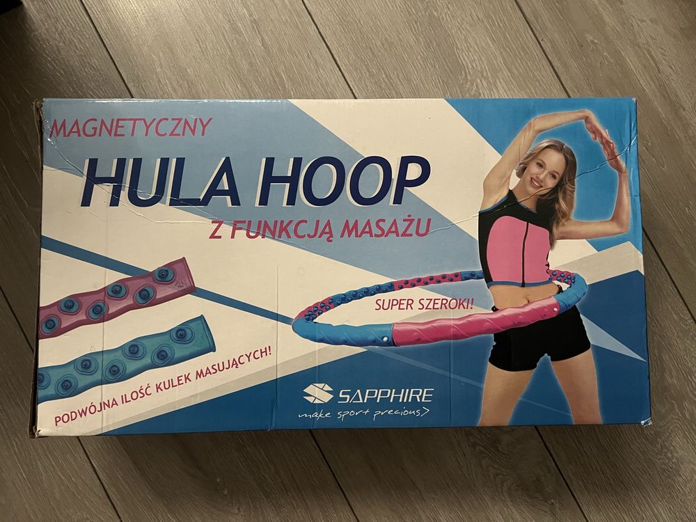 Hula-hop z wypustkami magnetycznymi