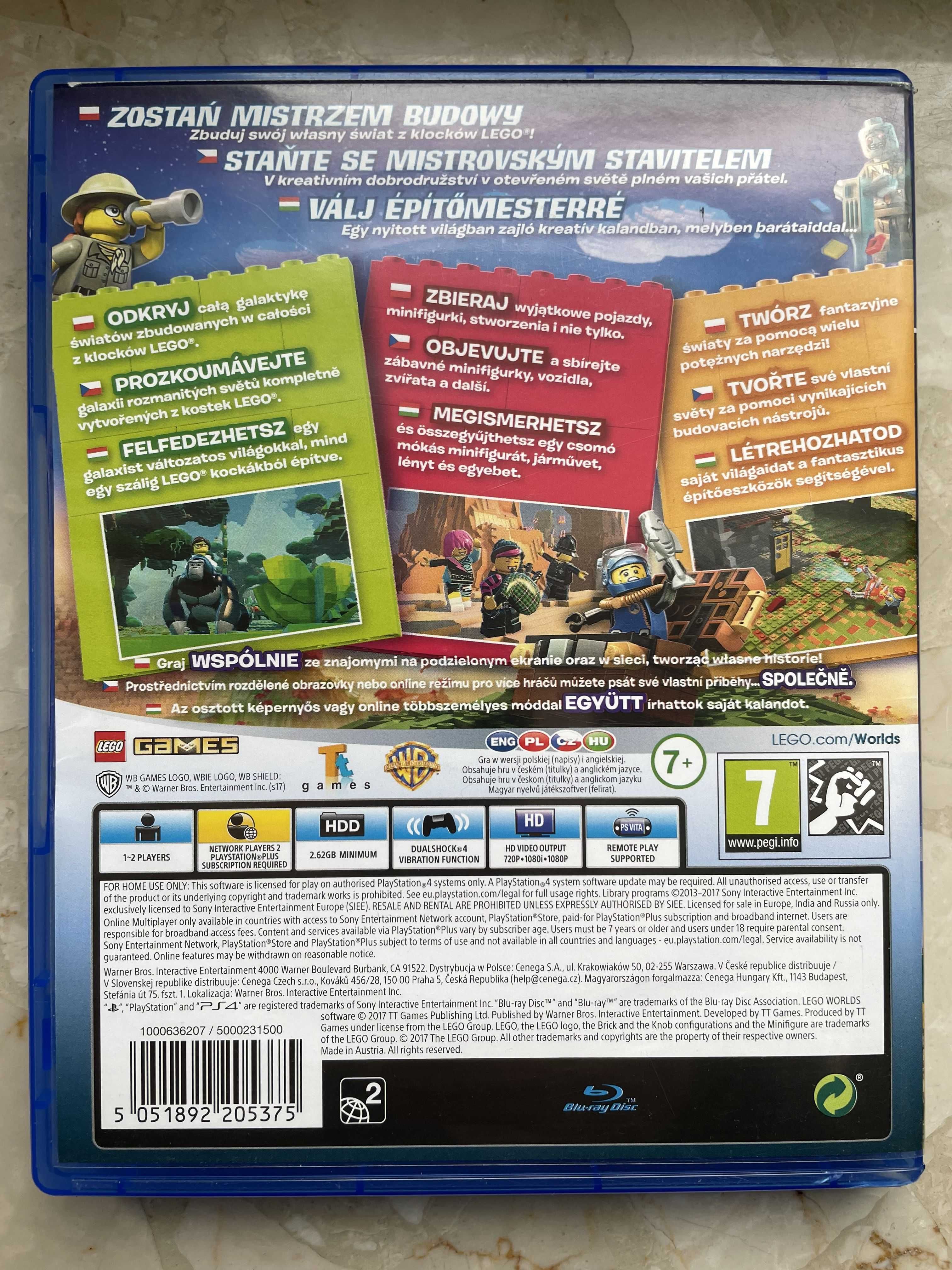 PS4 - Gra "LEGO Worlds" - Play Station PS4