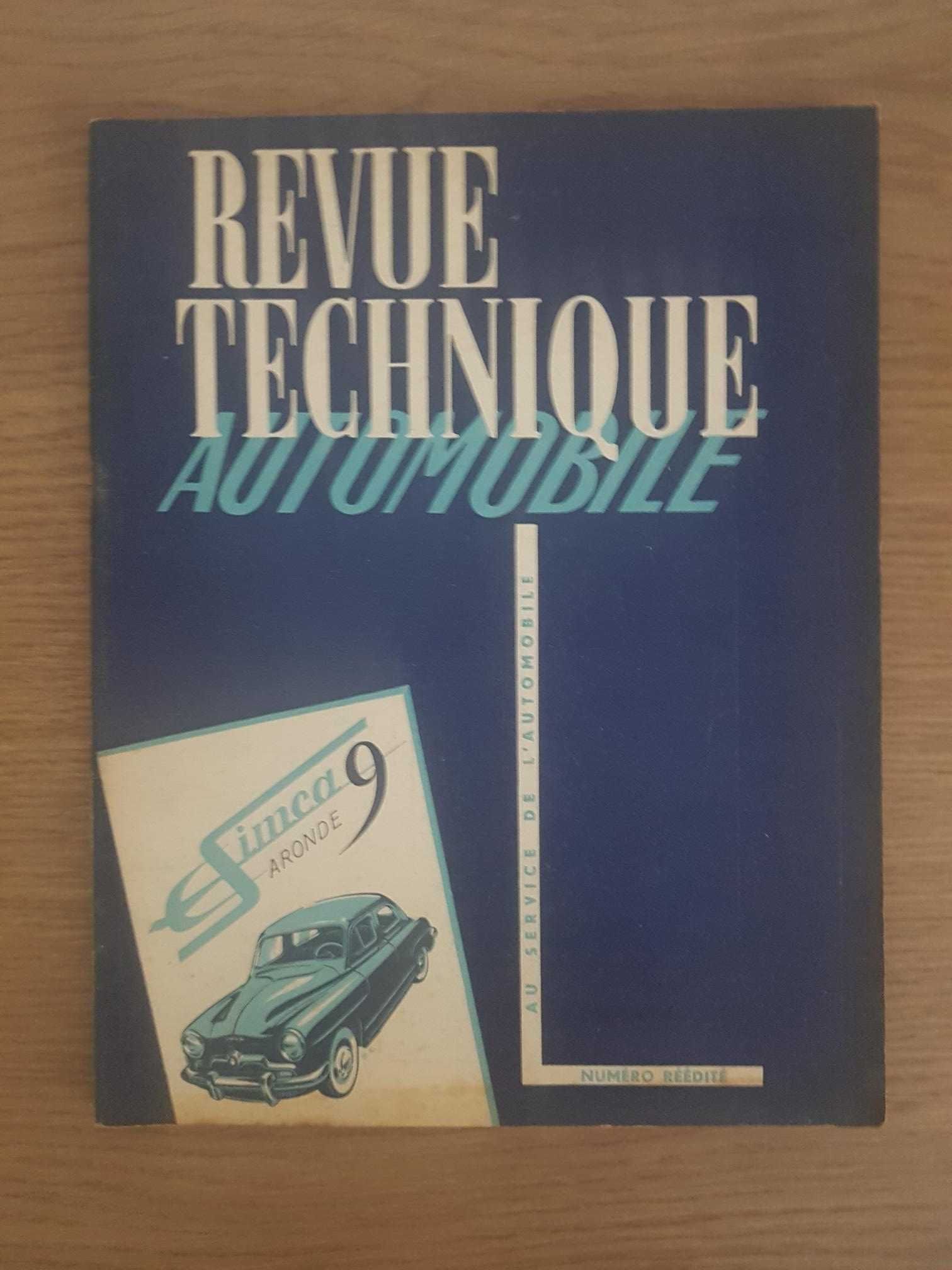 Revue Technique Automobile (Numéro Réédité) Simca Aronde 9