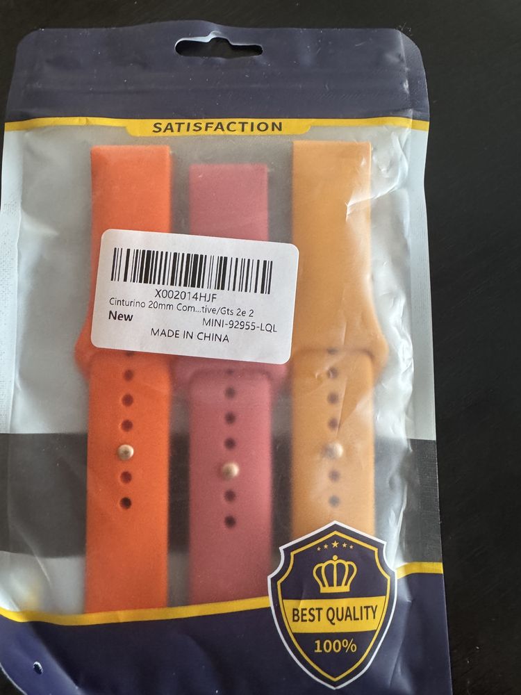 Zestaw 3 pasków do smart watchy