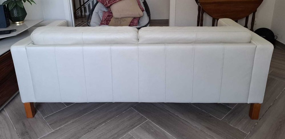 Sofá IKEA em pele natural