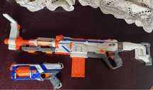 Zestaw nerf karabin pistolet + strzałki