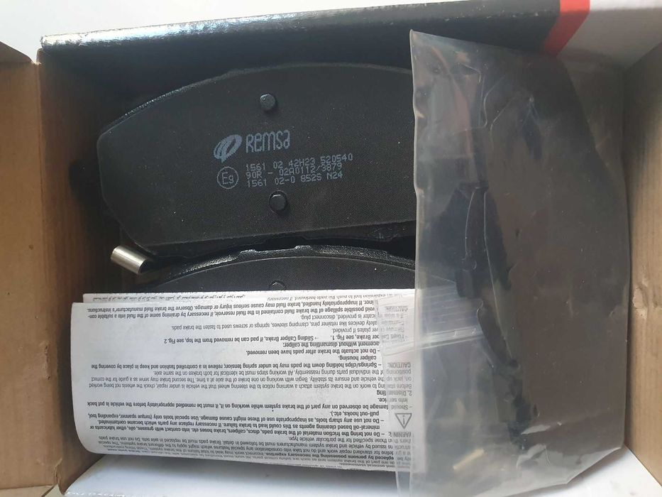 Klocki hamulcowe przód Toyota Auris II Kombi Corolla E18 REMSA 1561.02