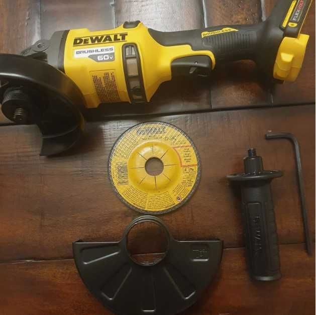 Безщіткова болгарка УШМ DEWALT DCG416B 20V MAX FLEXVOLT  125 мм