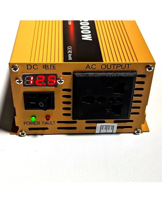 Инвертор HOULI 1000/2000Вт 12В/220В