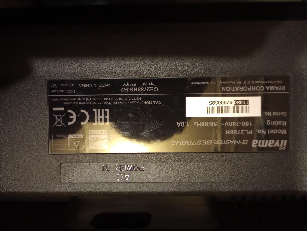 Monitor 27 cali iiyama