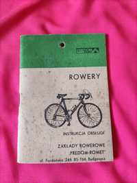 Instrukcja obsługi rowerów Romet lata 1970-80 PRL