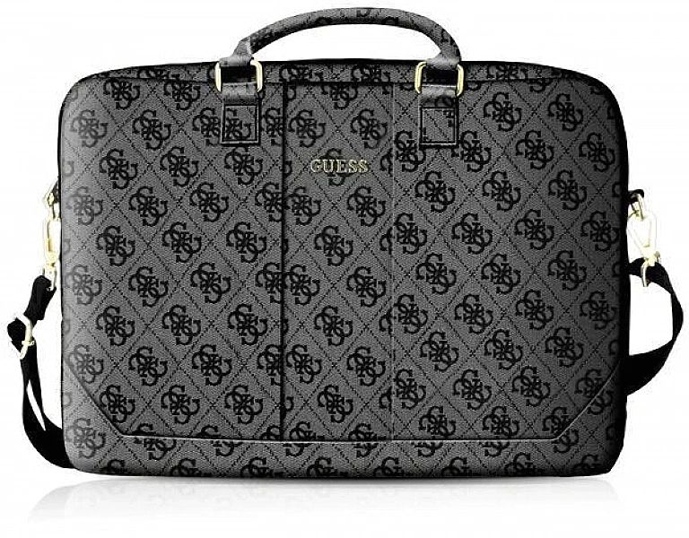Torba Guess 4G Uptown na laptop 16'' - szara