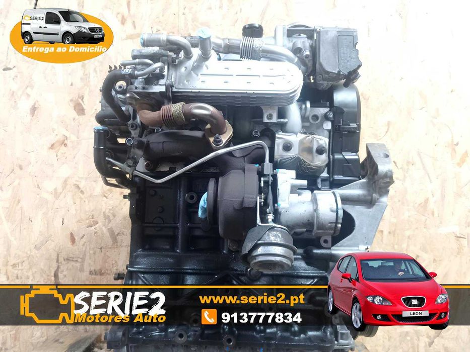 Motor Seat Leon II 1.9 TDI 105cv - BXE